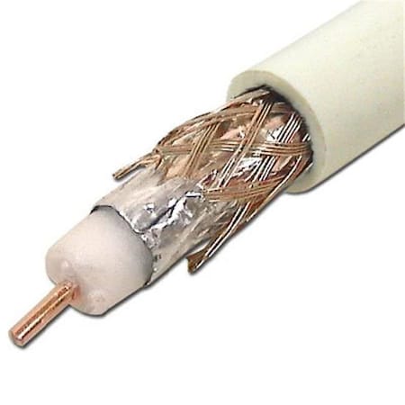 CMPLE 1003-N RG6 Cable- Standard Shield- White 1000 Feet